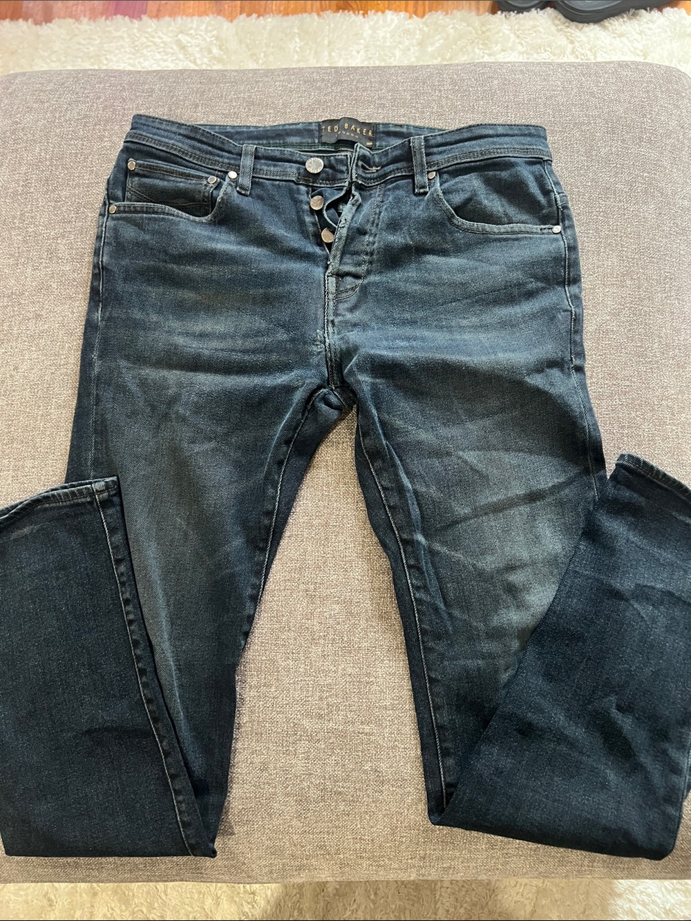 Ted Baker Men's Skinny Jeans in Dark Indigo
